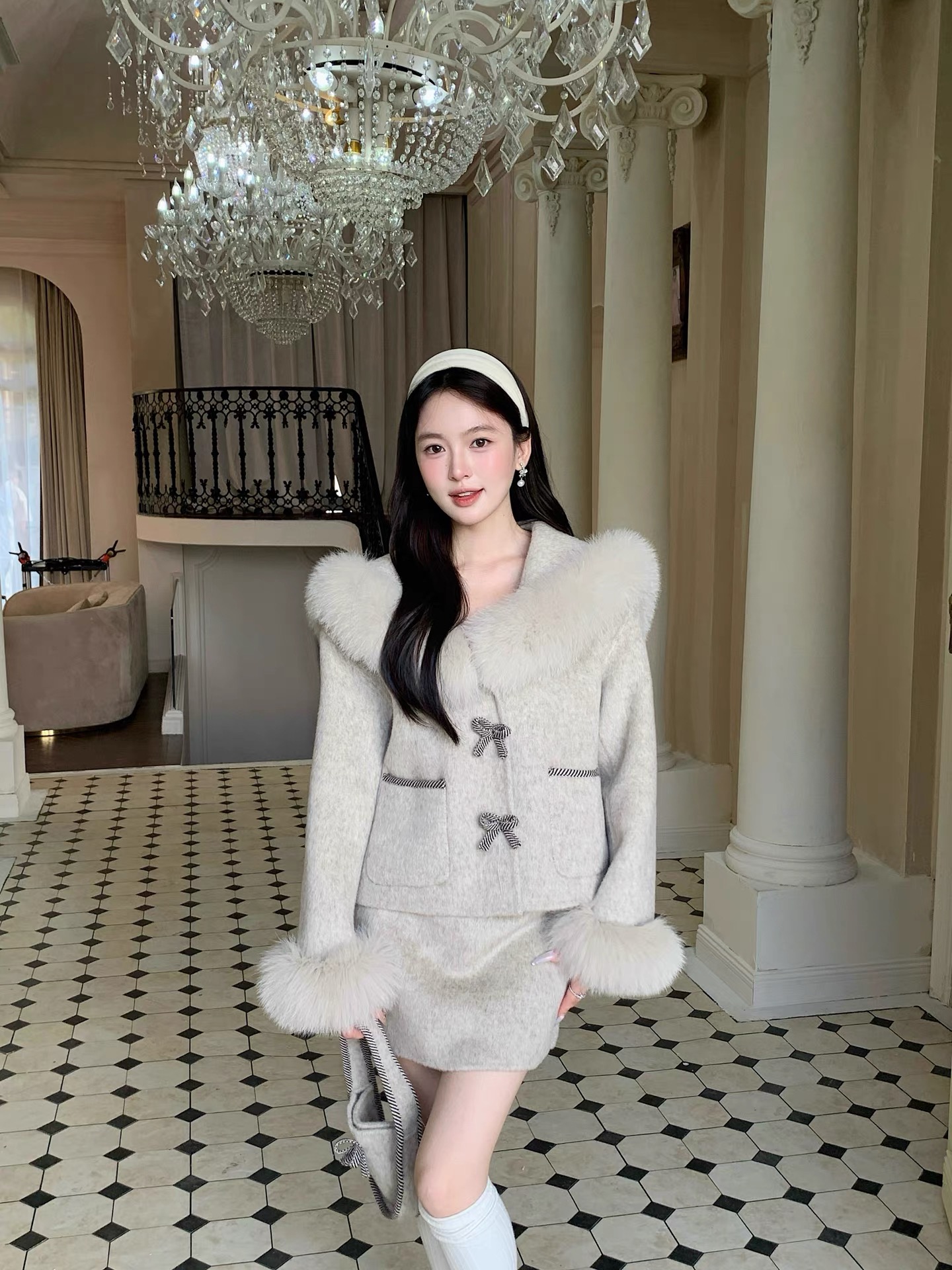 【编号220-326】佐一定制法式系列秋冬新款zhuan柜轻奢套装