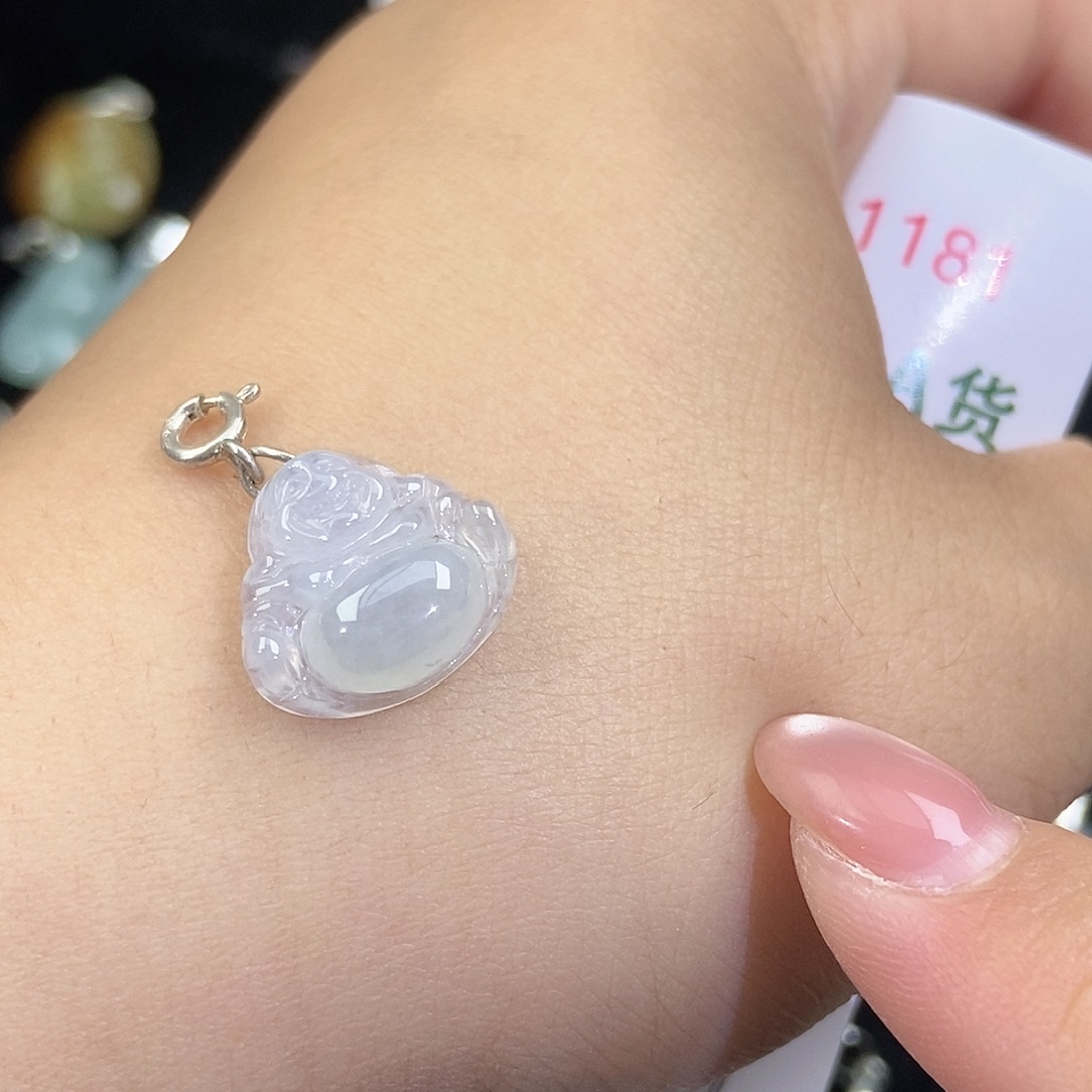 翡翠未镶嵌颈饰天然