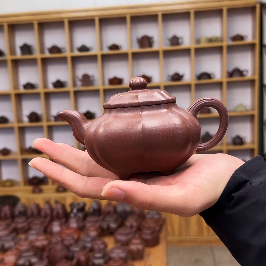 茶壶紫砂筋纹传炉330cc