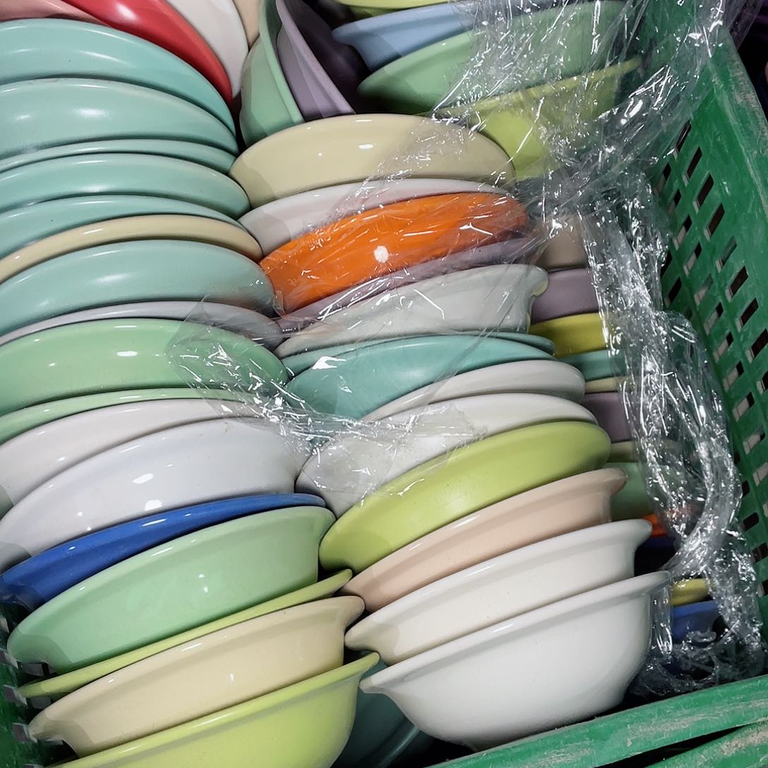 瓷片微瑕陶瓷餐具家用 随机四个亮面