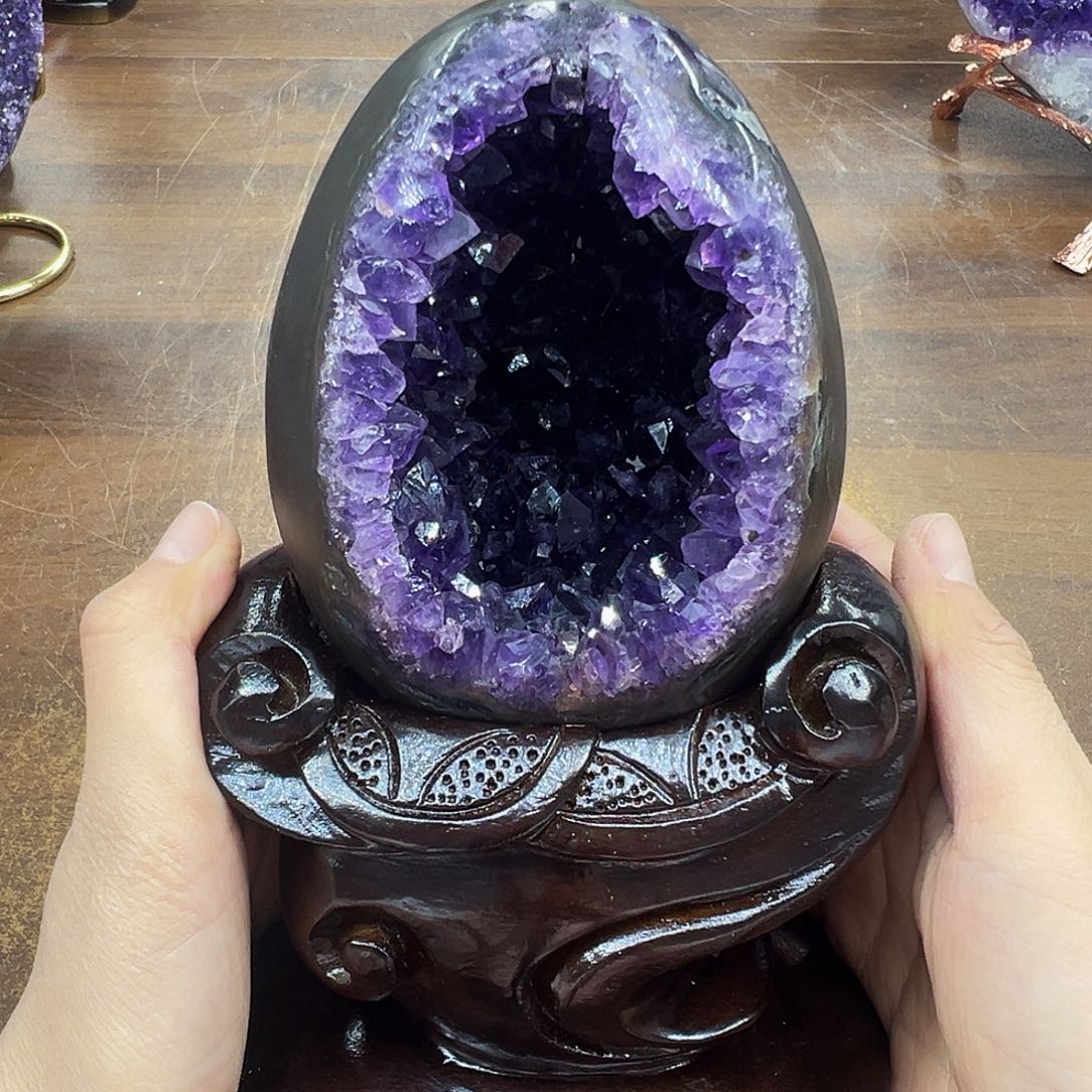 紫晶摆件未镶嵌晶体