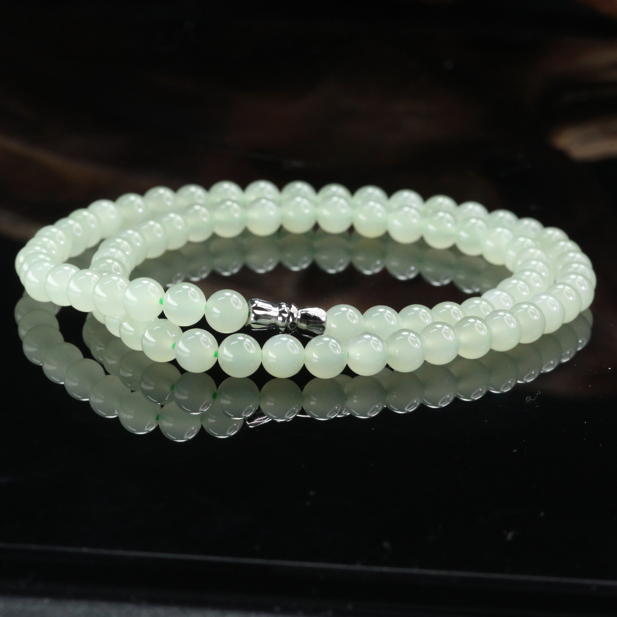 5和田玉晴水项链/600186上海嘉禾拍卖