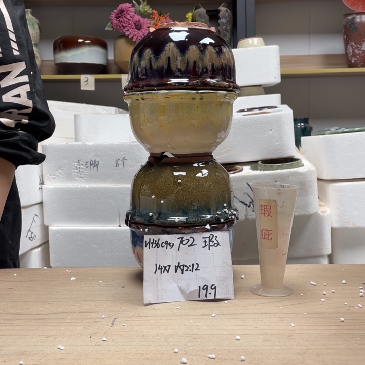 粗陶多肉花盆微瑕702