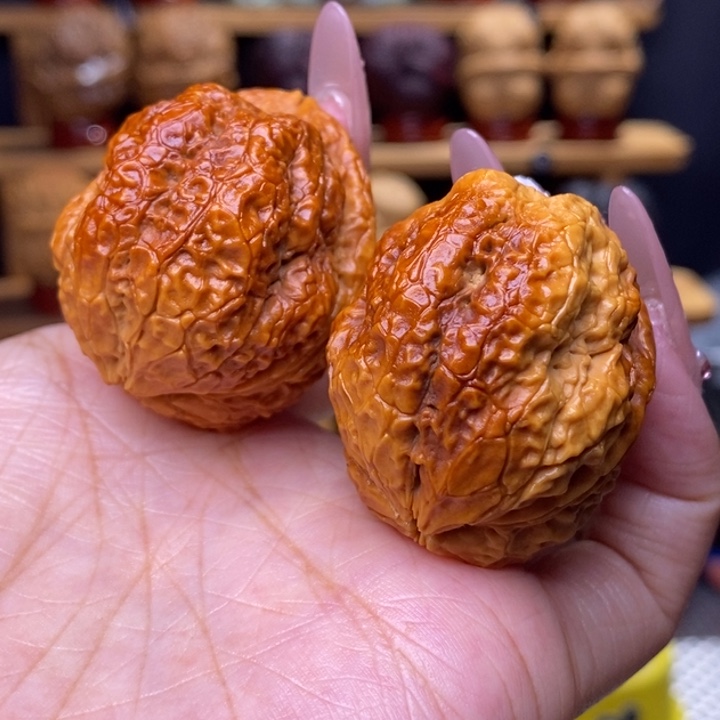 把件文玩核桃龙雀金蟾27号38尺