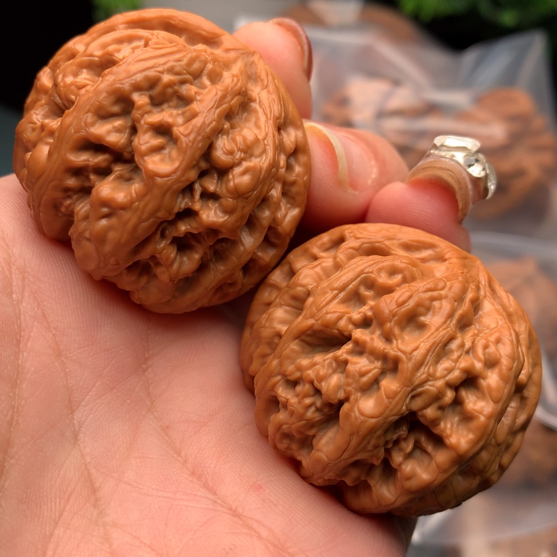 文玩核桃把件农****新粗筋76