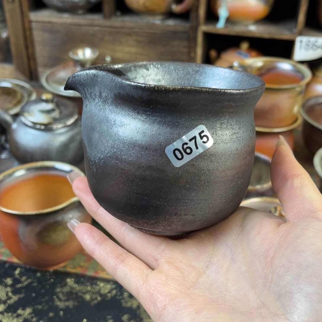 杯柴烧茶器公道杯