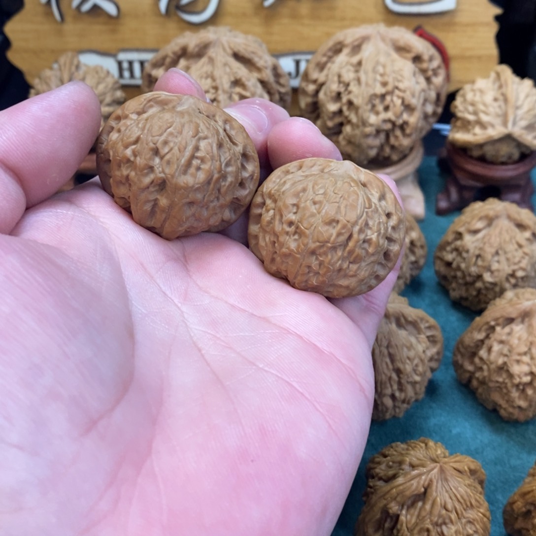 文玩核桃把件乾隆磨35全品