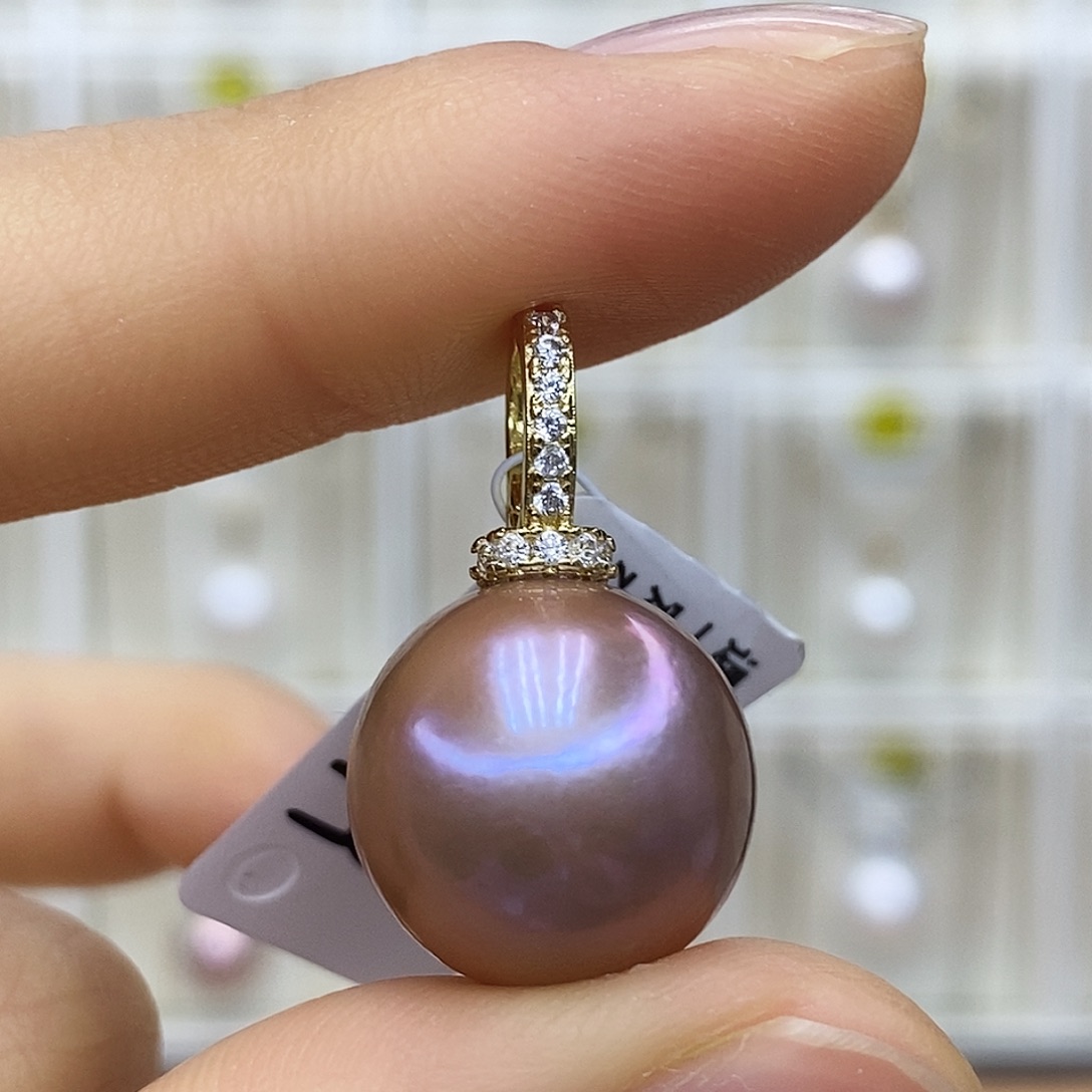 落***儿吊坠(赠链)未镶嵌淡水珍珠