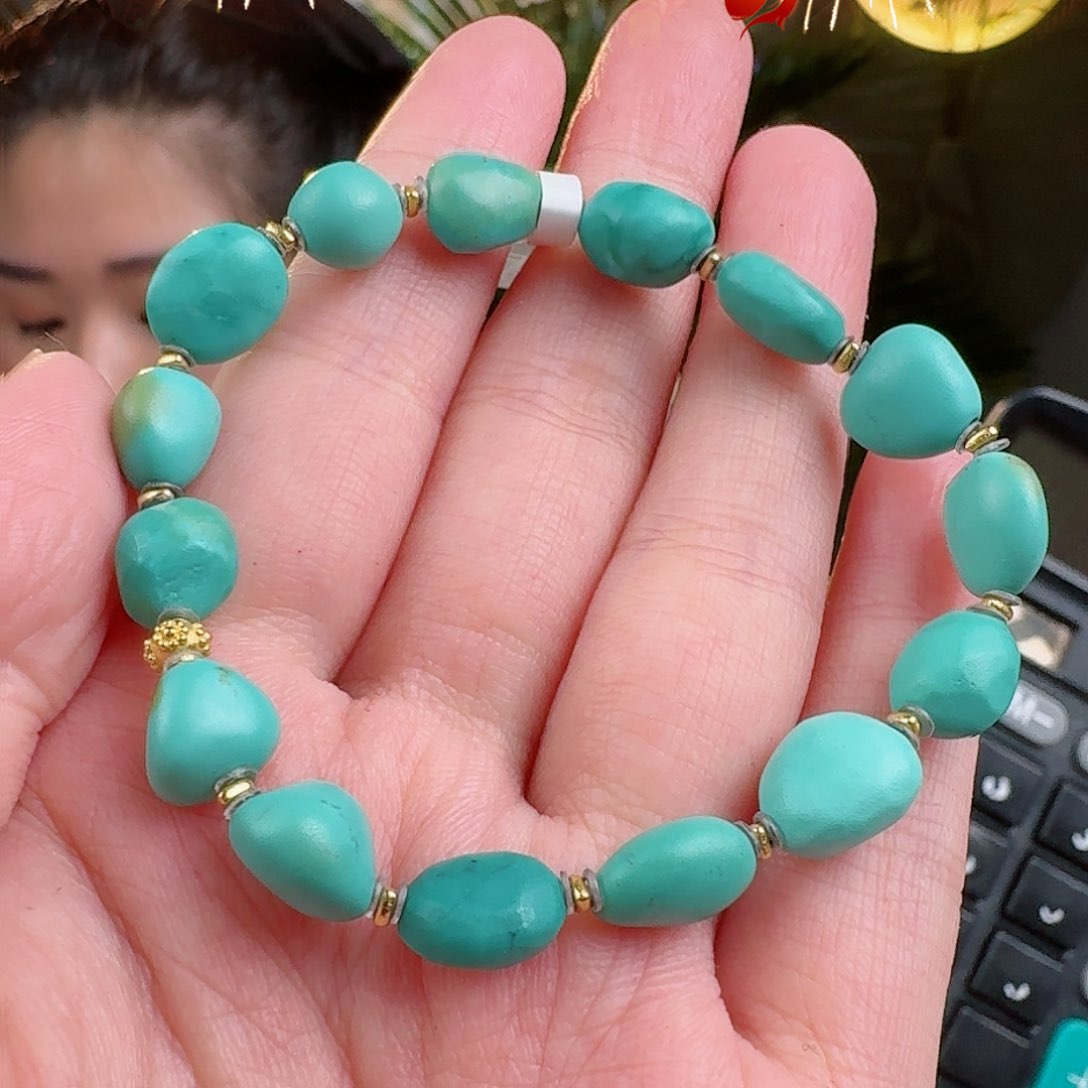 绿松石珠宝奇石未镶嵌