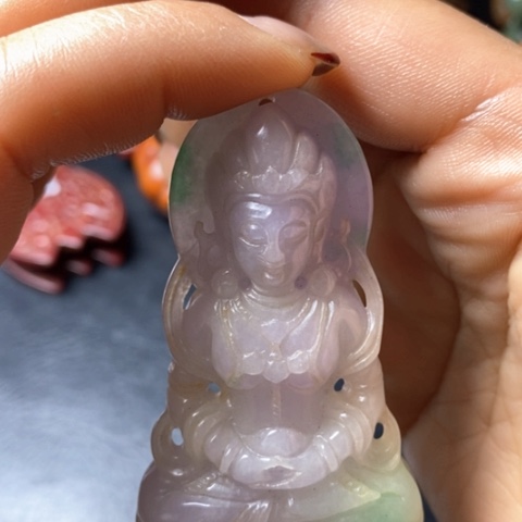 白玉菩提吊坠海****雷摆件