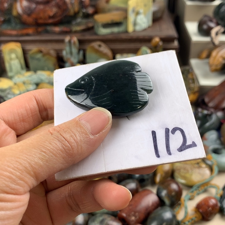 岫岩河磨玉（透闪石质玉）挂件未镶嵌随**遥