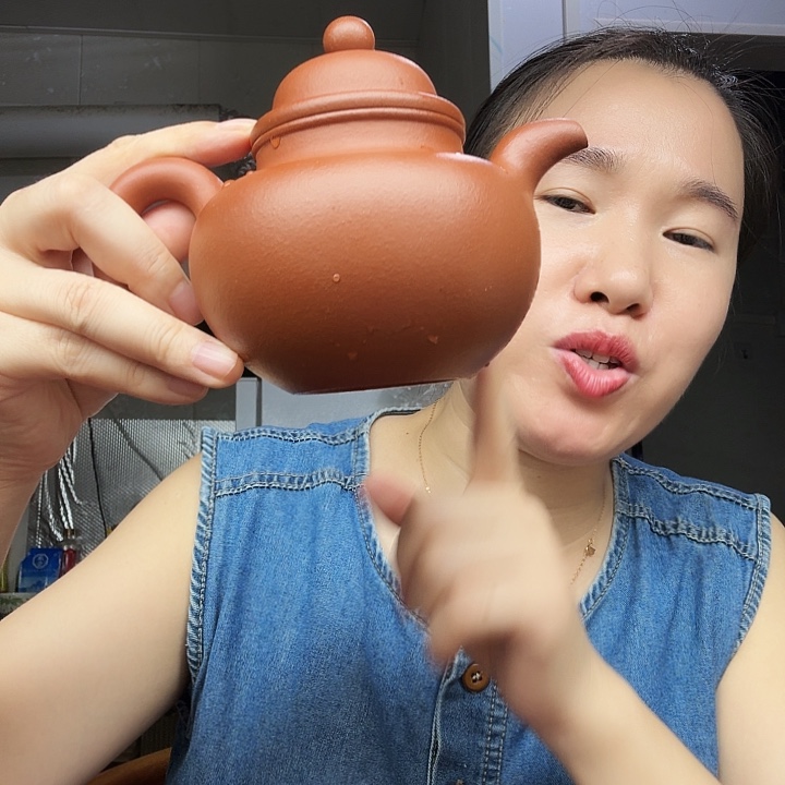 茶壶紫砂原矿半手工降坡掇球400cc