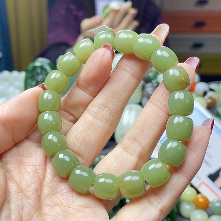 和田玉手链未镶嵌