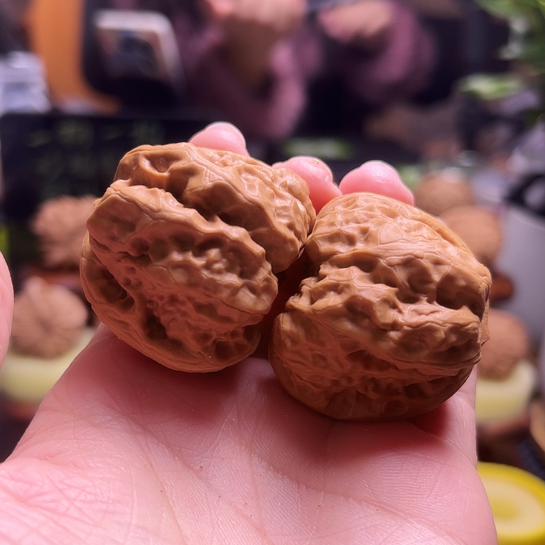 老***仔文玩核桃把件39尺蛤蟆24