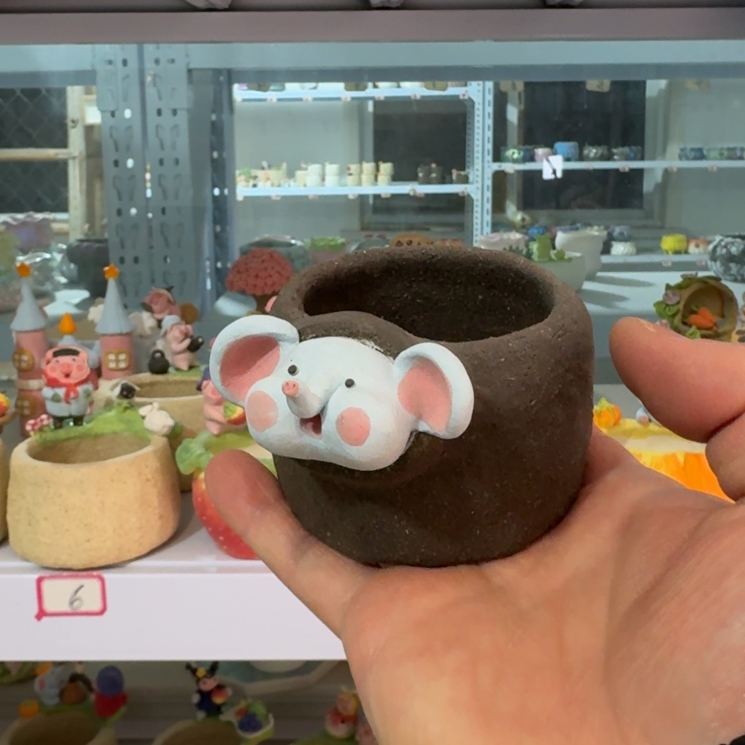 厂家直销手工花盆摆件