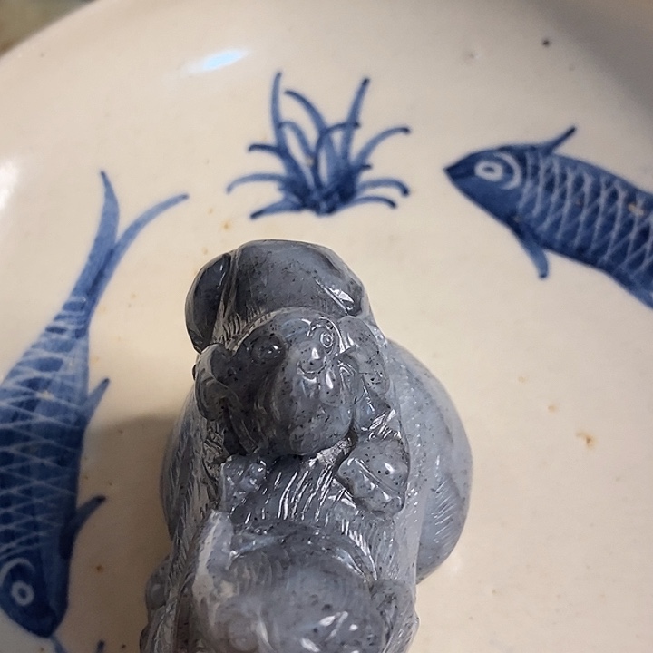 摆件如**君新号开播瓷器一个