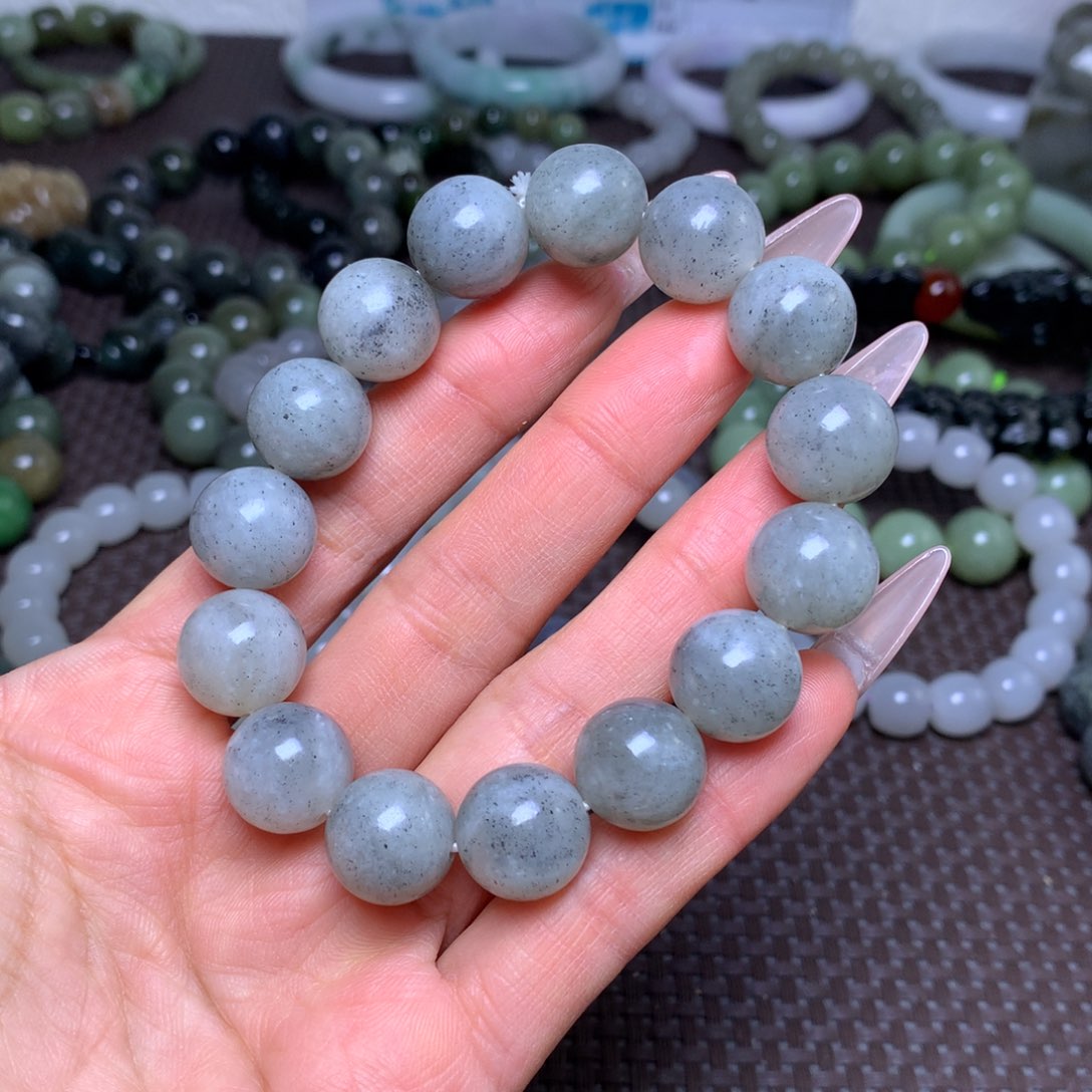 未镶嵌手串和田玉卡14