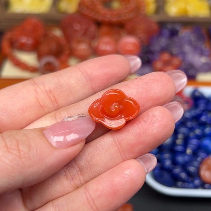 南红玛瑙未镶嵌吊坠(不含链)