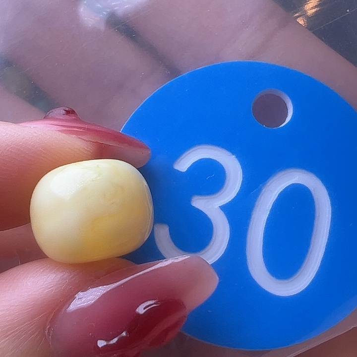 蜜蜡裸石未镶嵌12.5mm 老型