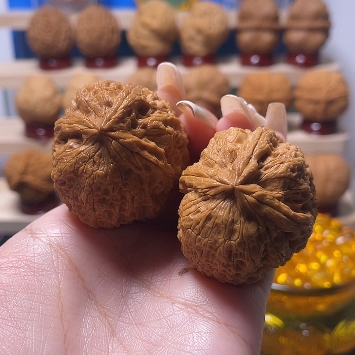 吊坠文玩核桃40铁三9