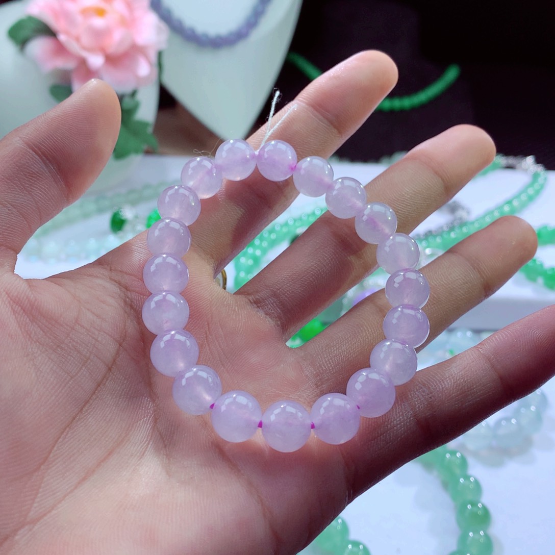 翡翠手链未镶嵌天然