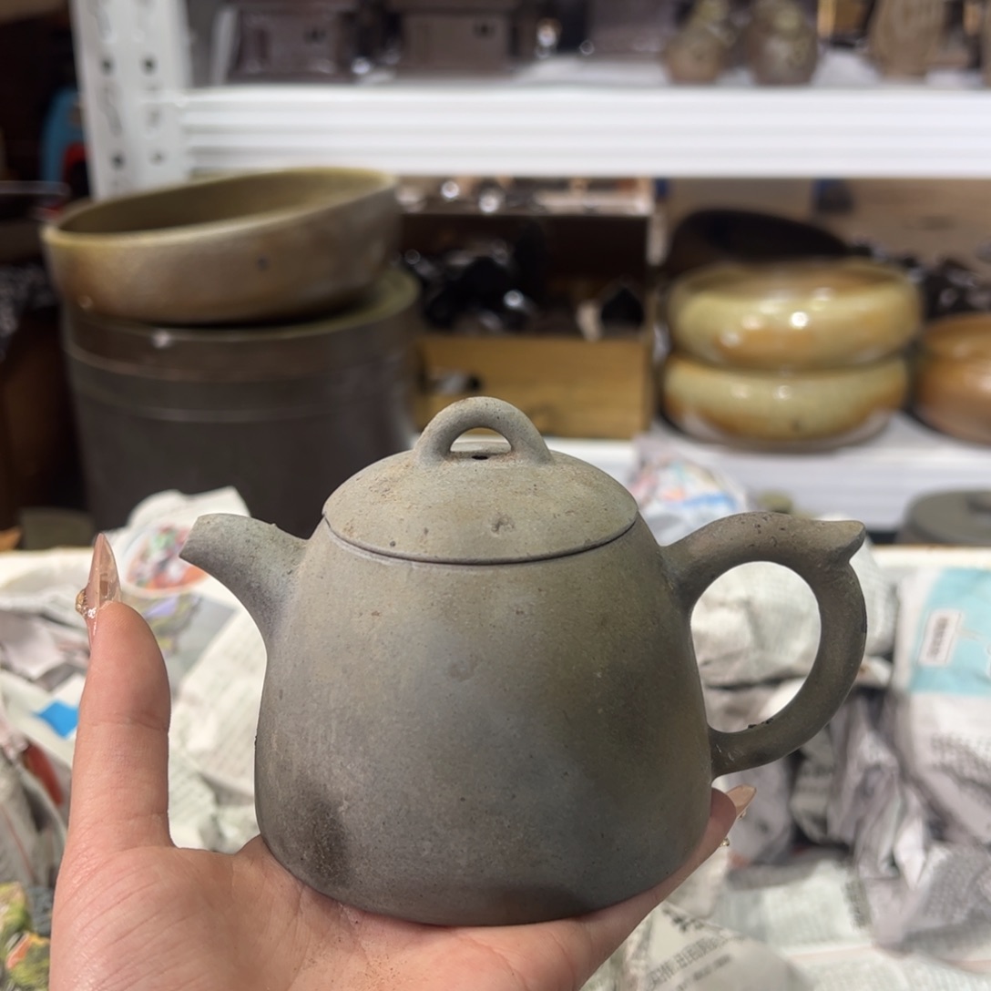 贵台龙窑柴烧茶壶107