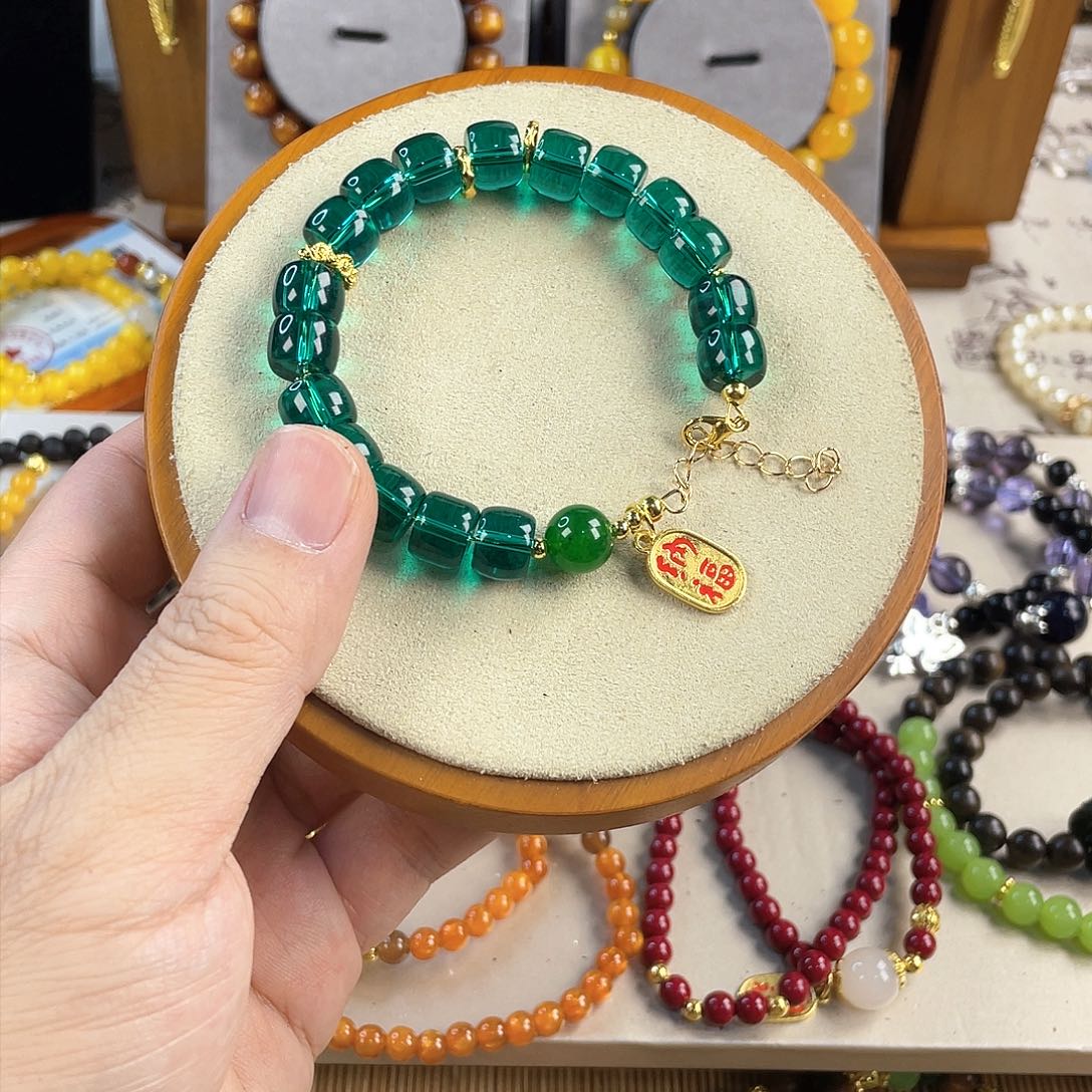 玛瑙手饰银S925镀金镶嵌