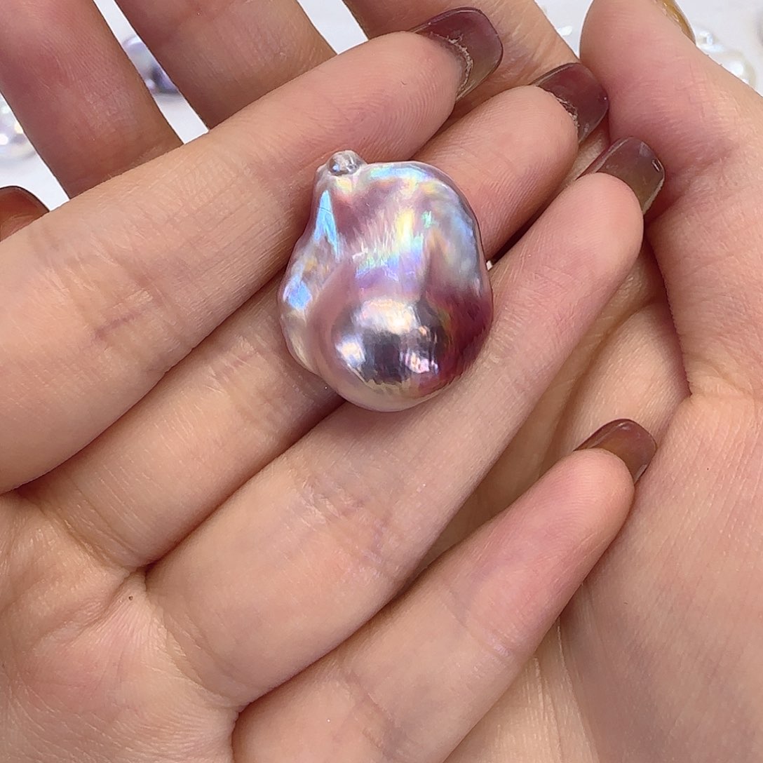 淡水珍珠颈饰银S925镶嵌