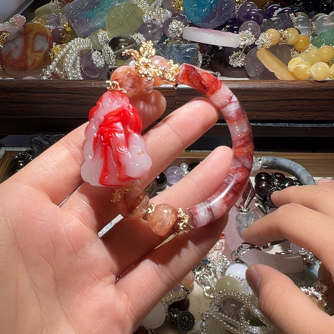 未镶嵌水晶手链水晶手链