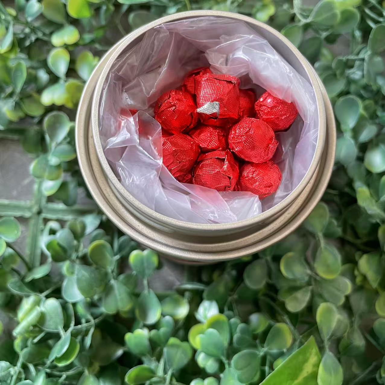 雨腾古茶 红R惊T“Q降”全T聚N环77g/罐 （9月23）