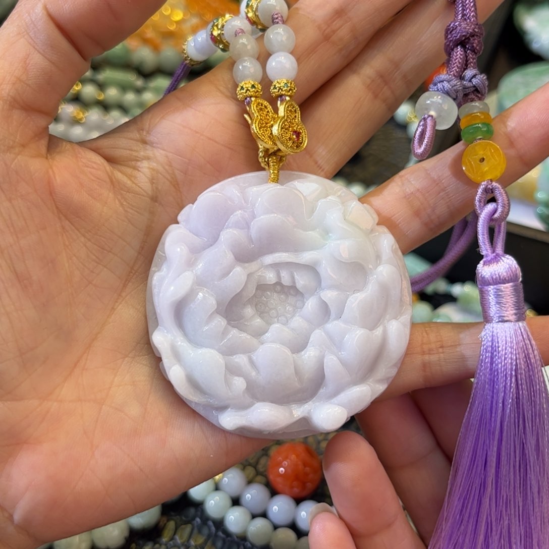 翡翠颈饰未镶嵌待编款