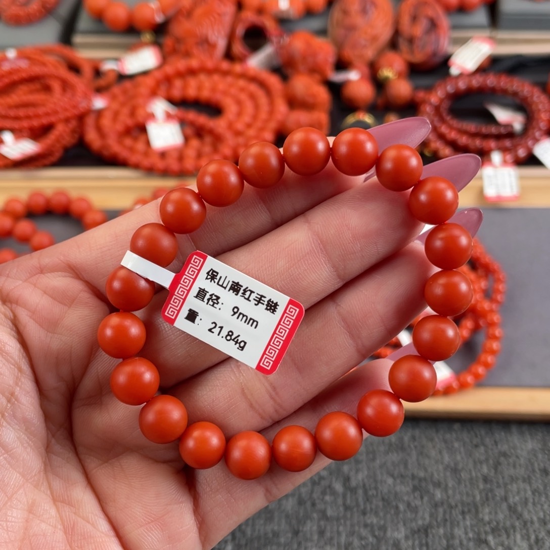 南红玛瑙未镶嵌9➕保山南红单圈