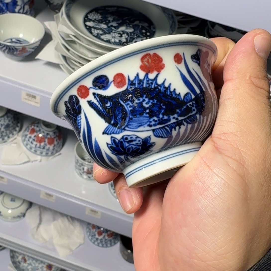 摆件瓷瓷言所老曹甄选好瓷微瑕