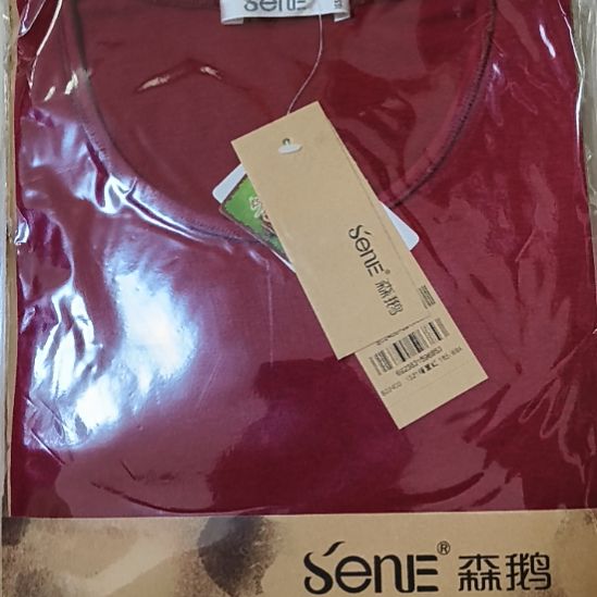 02400女士秋裤枣红165