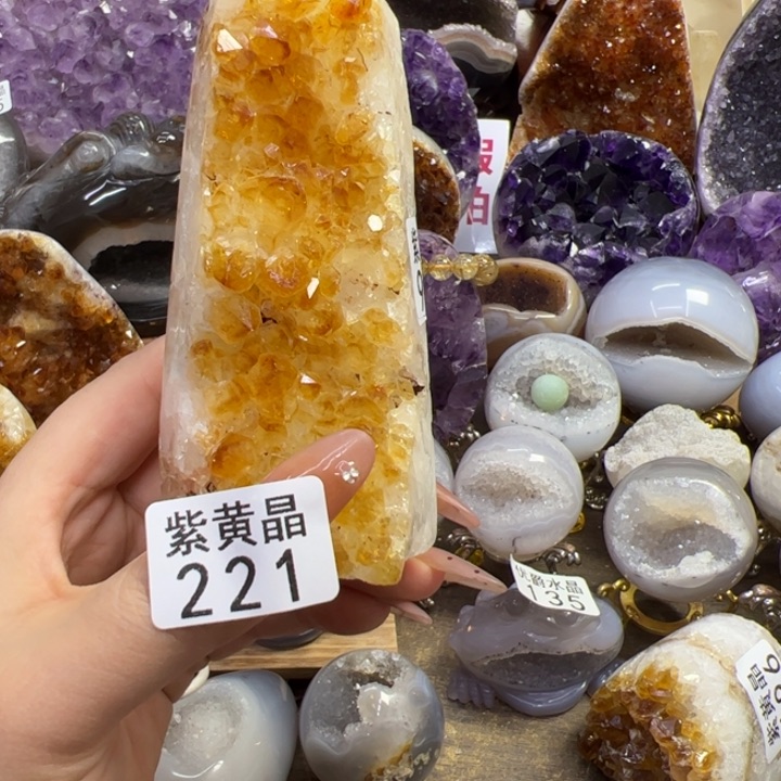 未镶嵌大型摆件（非配饰）紫晶流***₰221