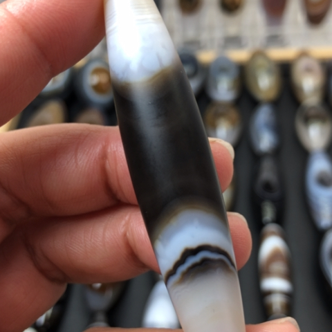 玛瑙/玉髓未镶嵌吊坠(不含链)