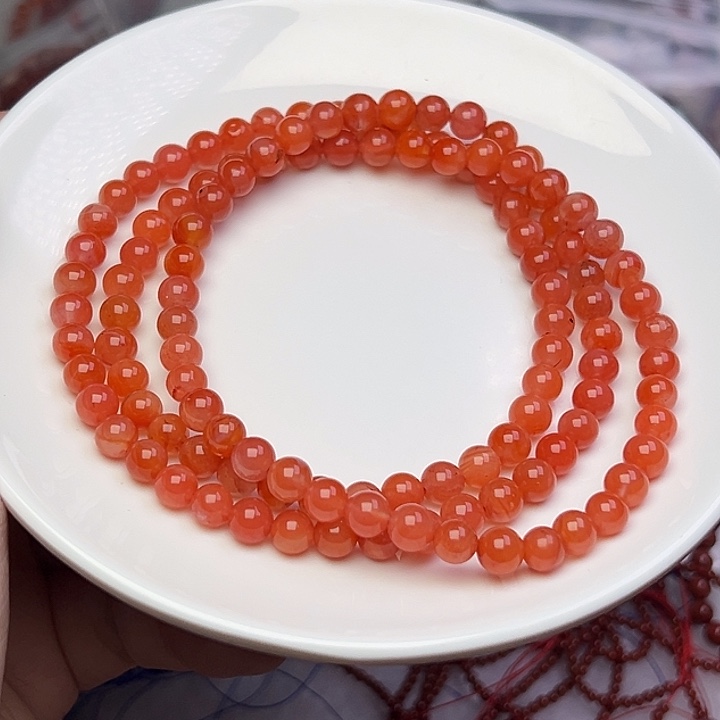 南红玛瑙合金手链13