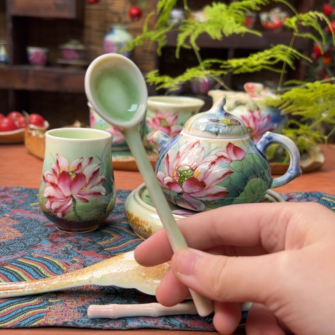 萱***瓷片景德镇陶瓷刘道标