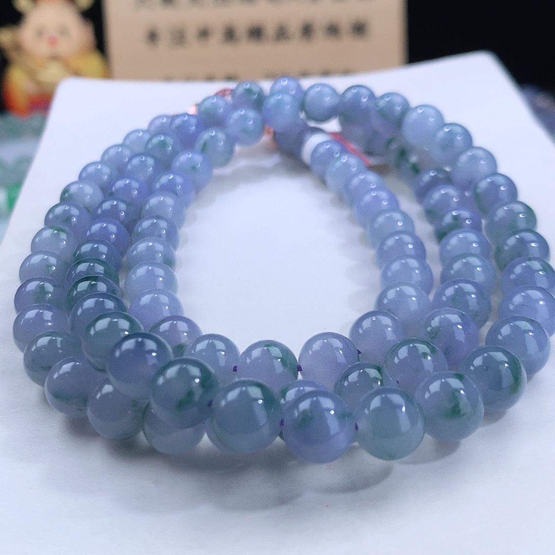 翡翠手链未镶嵌卡7.8