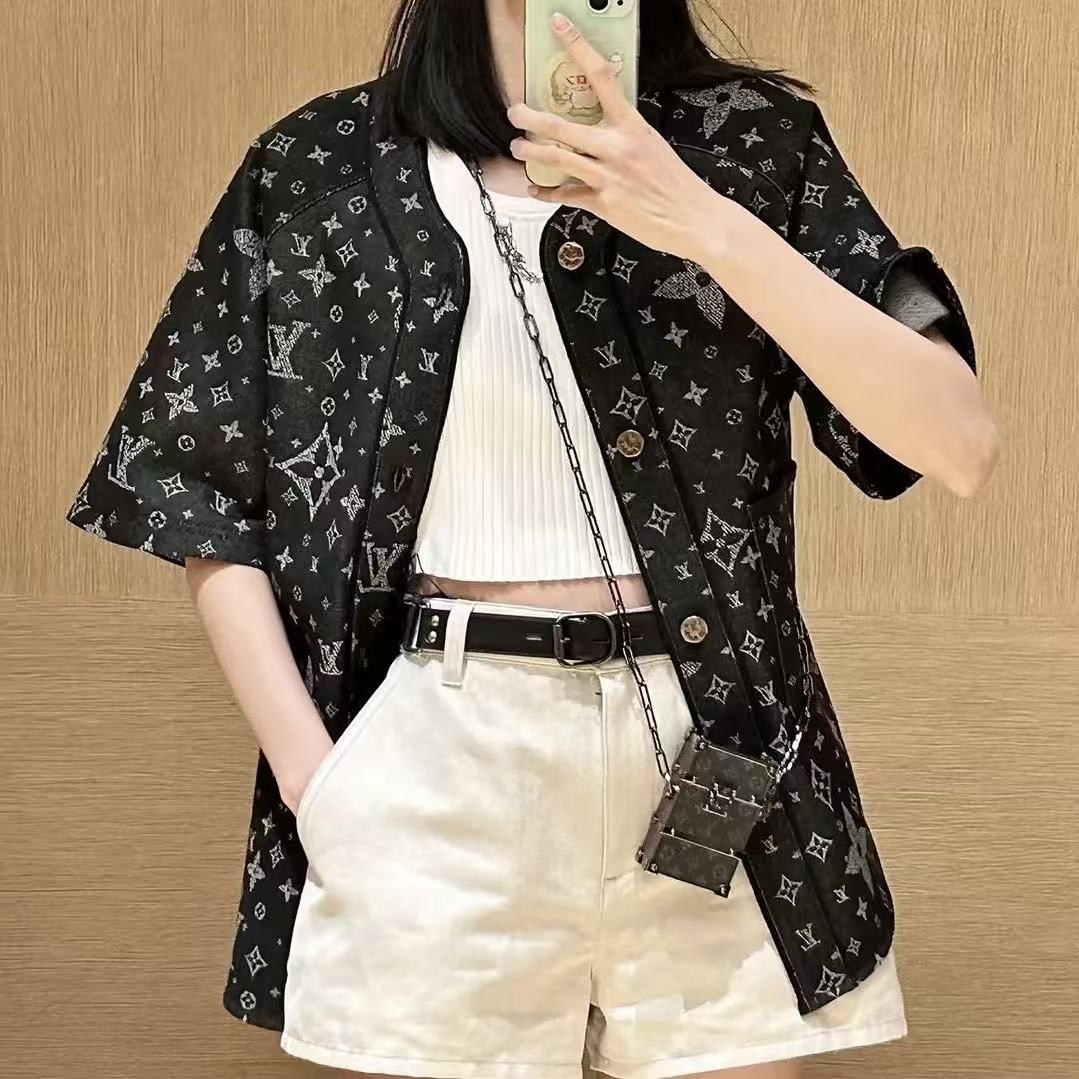 未使用 LouisVuitton/路易威登 路易威登黑色短袖/S码/1570085