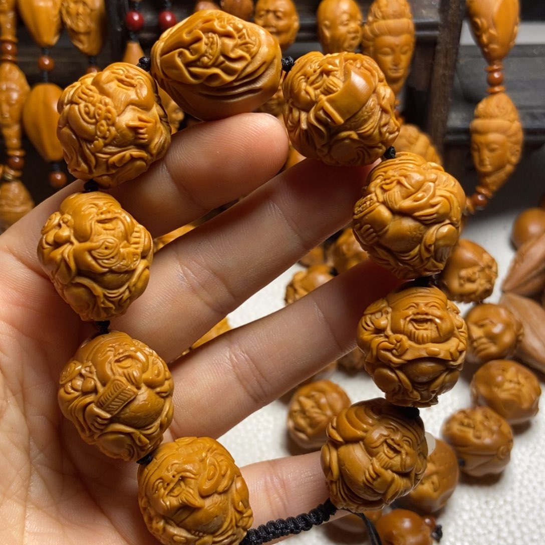 【闪购商品】手串/手链橄榄核八方财神