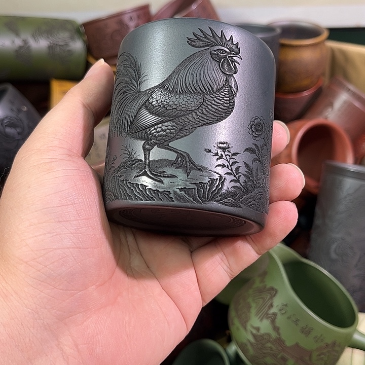 茶杯紫砂全手工紫砂 主人杯