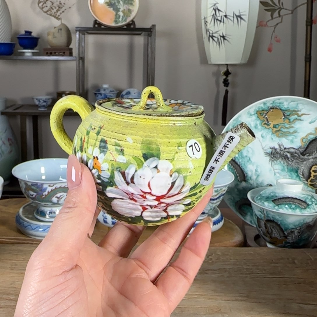 杯景德镇陶瓷柴烧多人