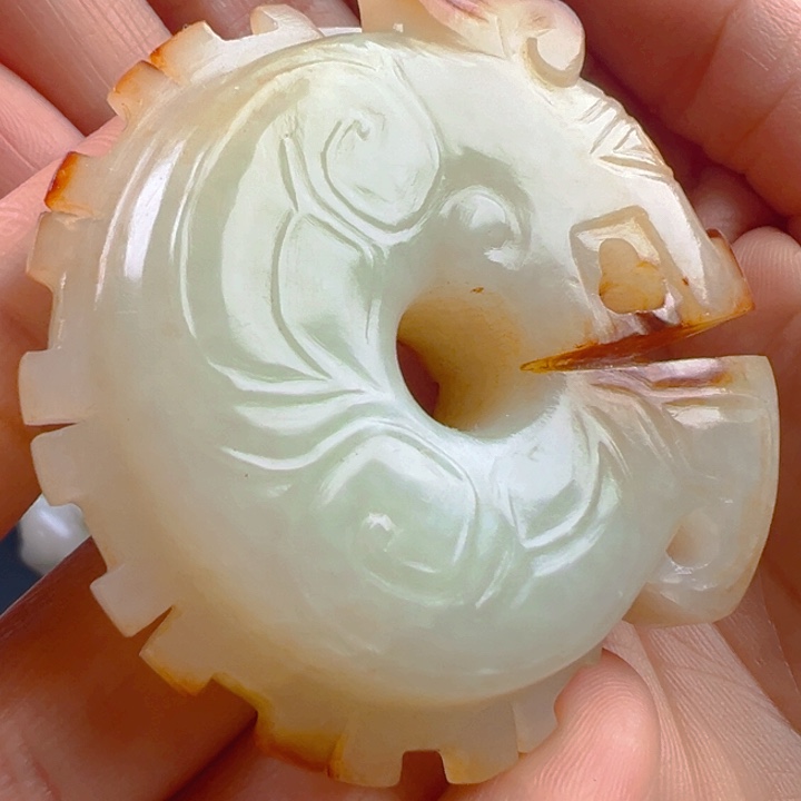 今***家和田玉（糖玉）未镶嵌挂件