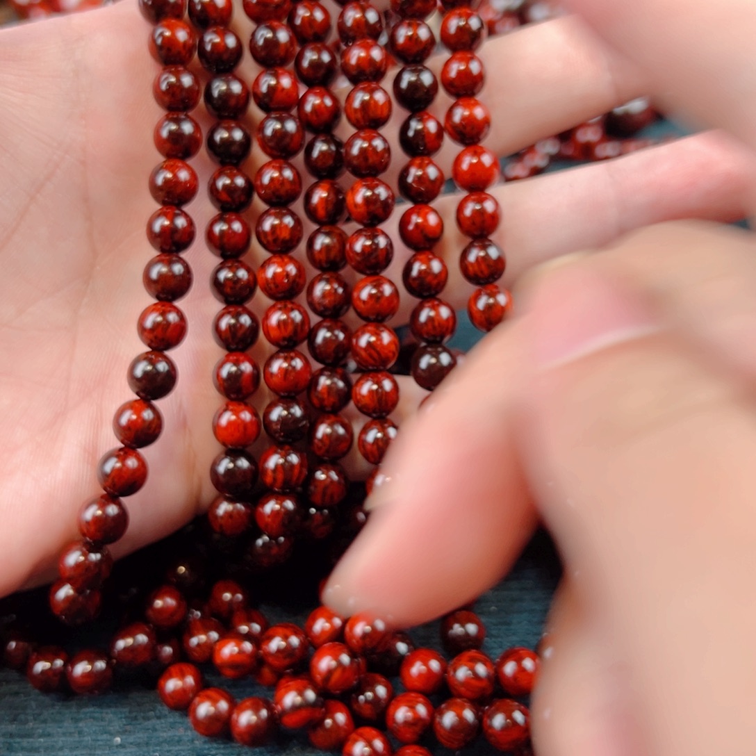 手串/手链小叶紫檀08芝麻琴料金星