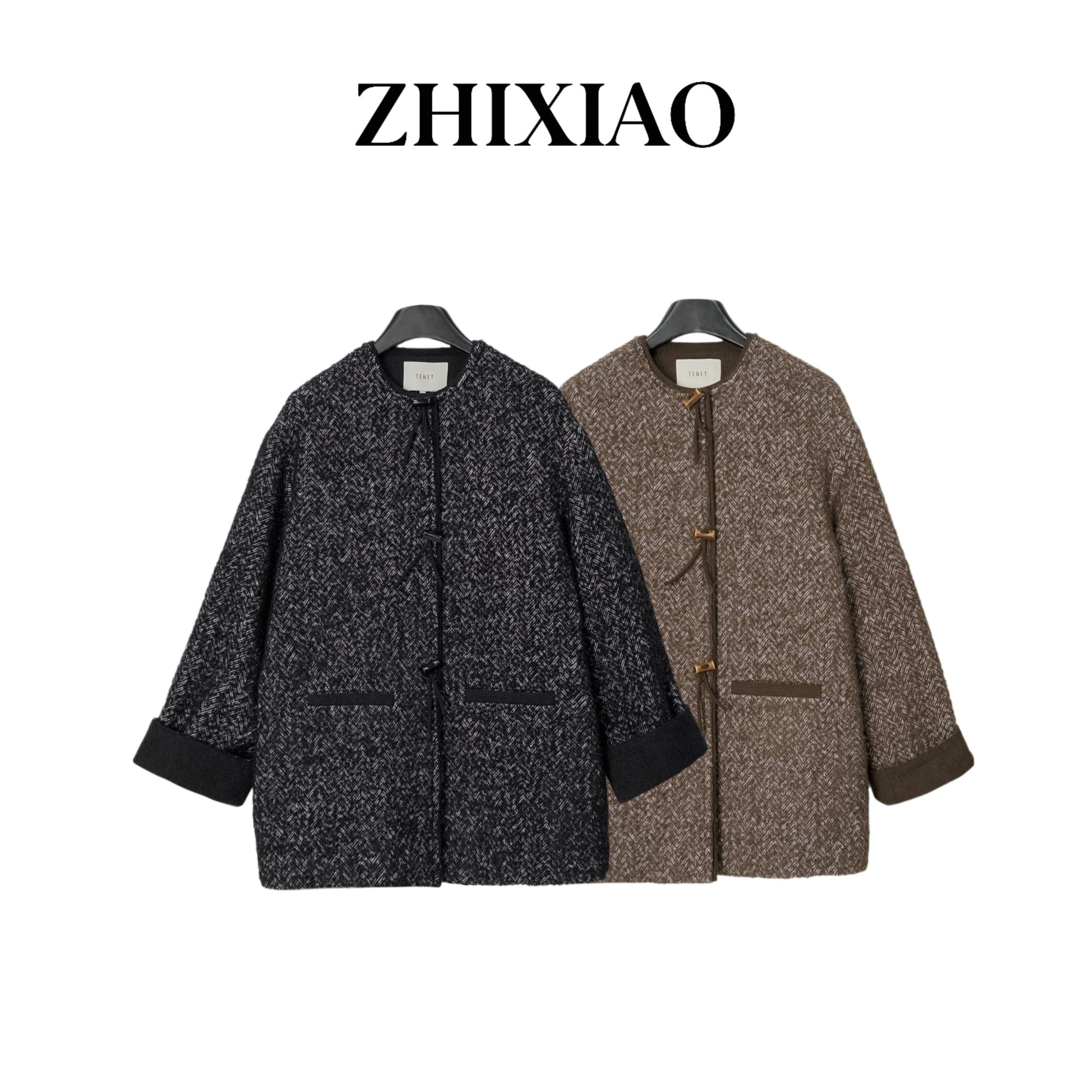 【ZHIXIAO】秋冬新款：内里毛毛羊毛外套585653