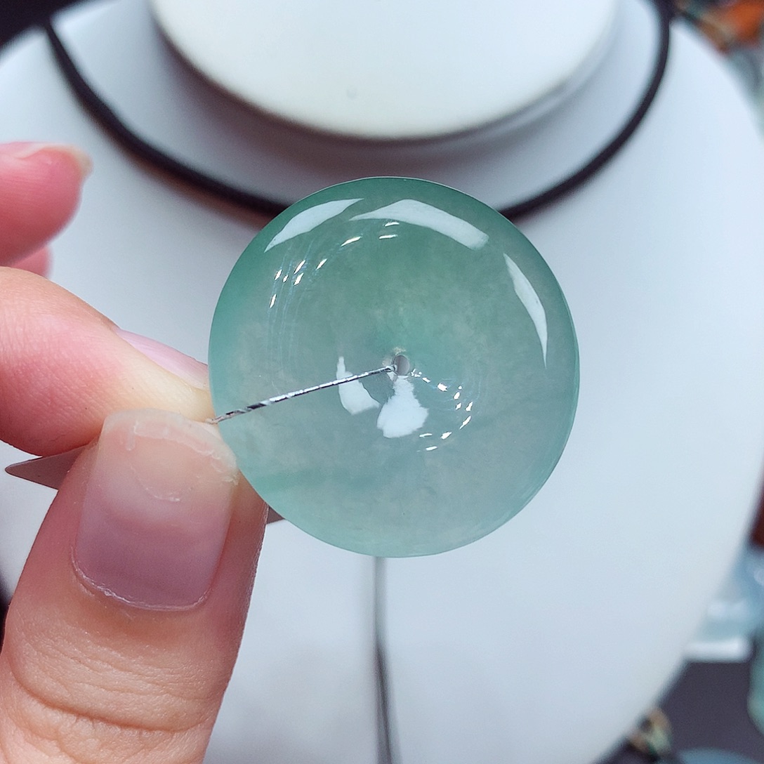 颈饰未镶嵌翡翠翡翠27，28.1/5.5