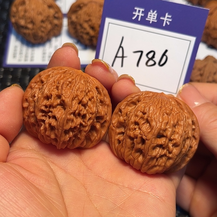 桃核把件42磨盘A786