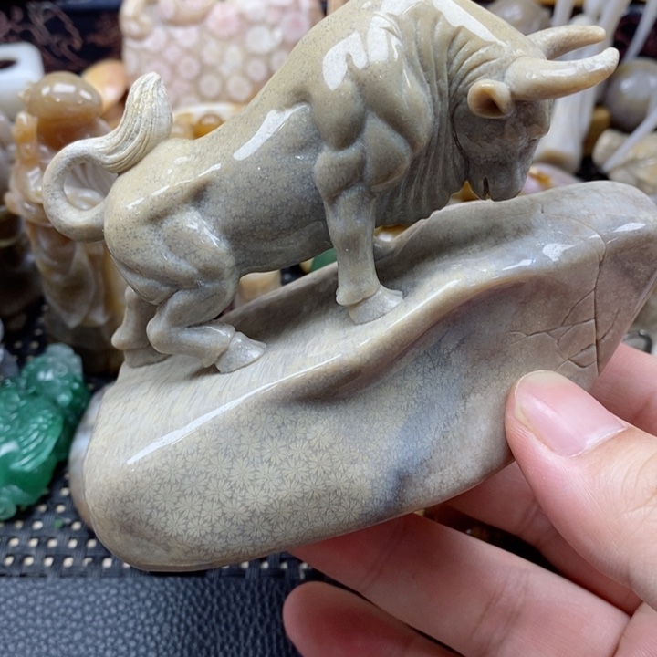 硅化珊瑚（珊瑚玉）颈饰未镶嵌