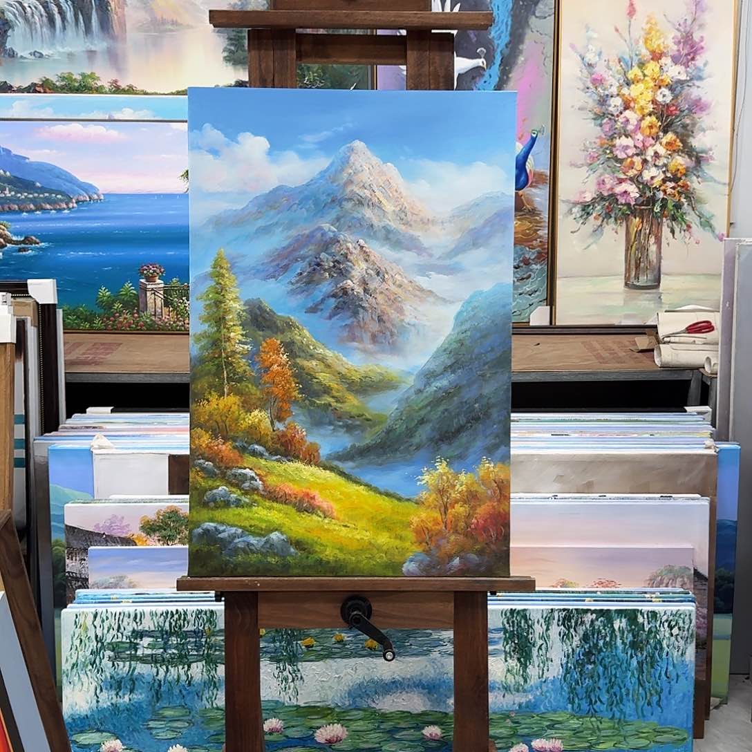 油画6090油画作品展作品展作品集展